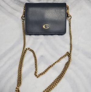 ❌SOLD❌ Coach Accordion Card Case w/Chain 89658